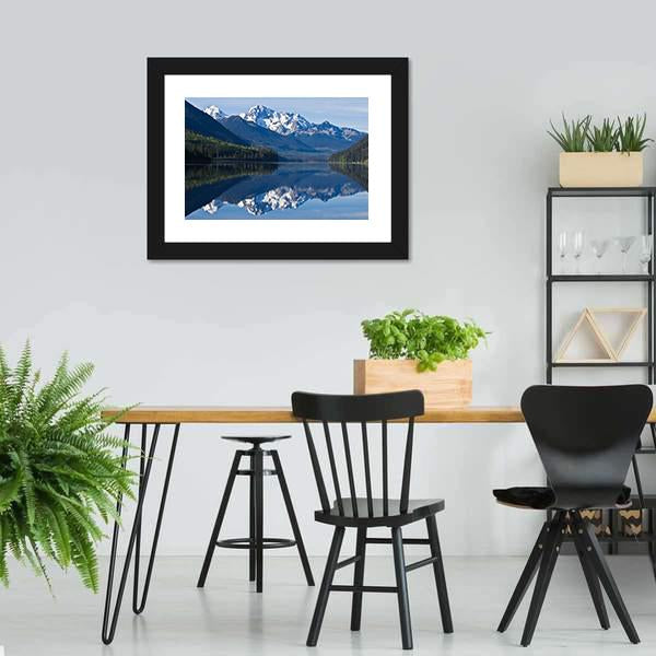 Mountain In British Columbia Canvas Wall Art-3 Horizontal-Gallery Wrap-25" x 16"-Tiaracle