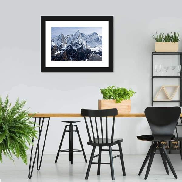 Mountain Manaslu Vicinities Canvas Wall Art-3 Horizontal-Gallery Wrap-25" x 16"-Tiaracle