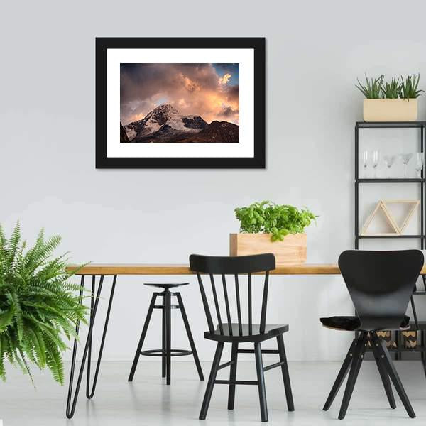 Mountain Of Santa Cruz Trek Canvas Wall Art-3 Horizontal-Gallery Wrap-25" x 16"-Tiaracle