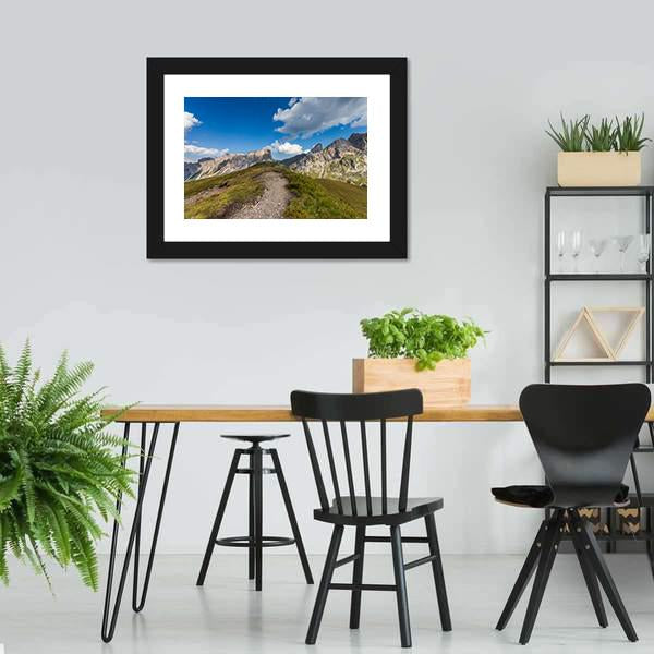 Mountain Paths Italy Canvas Wall Art-3 Horizontal-Gallery Wrap-25" x 16"-Tiaracle