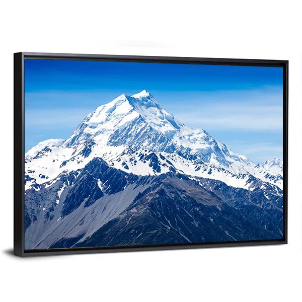 Mountains Peak New Zealand Canvas Wall Art-3 Horizontal-Gallery Wrap-25" x 16"-Tiaracle