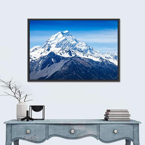 Mountains Peak New Zealand Canvas Wall Art-3 Horizontal-Gallery Wrap-25" x 16"-Tiaracle