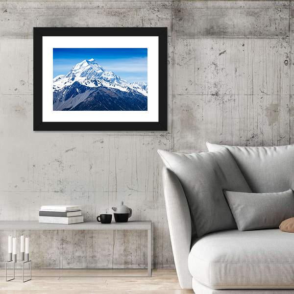 Mountains Peak New Zealand Canvas Wall Art-3 Horizontal-Gallery Wrap-25" x 16"-Tiaracle