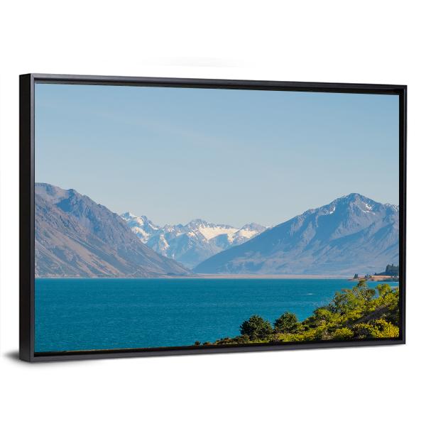 Mt Cook Beside Lake Tekapo Canvas Wall Art-3 Horizontal-Gallery Wrap-25" x 16"-Tiaracle