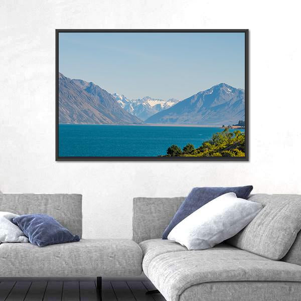 Mt Cook Beside Lake Tekapo Canvas Wall Art-3 Horizontal-Gallery Wrap-25" x 16"-Tiaracle
