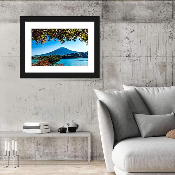 Mt Fuji Japan Canvas Wall Art-1 Piece-Framed Print-20" x 16"-Tiaracle