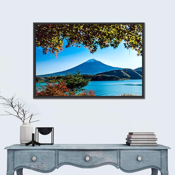 Mt Fuji Japan Canvas Wall Art-5 Horizontal-Gallery Wrap-22" x 12"-Tiaracle