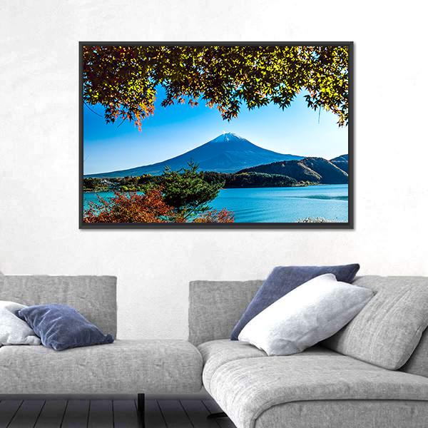 Mt Fuji Japan Canvas Wall Art-3 Horizontal-Gallery Wrap-25" x 16"-Tiaracle