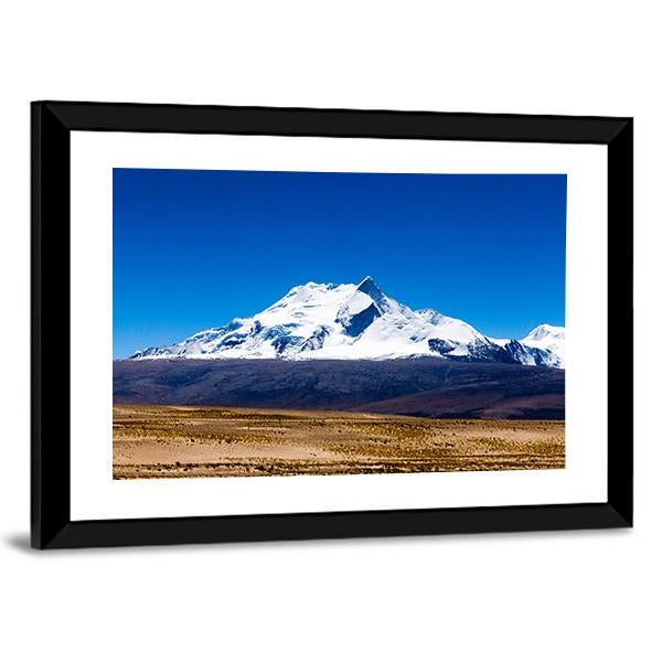 Mt Shishapangma China Canvas Wall Art-1 Piece-Framed Print-20" x 16"-Tiaracle