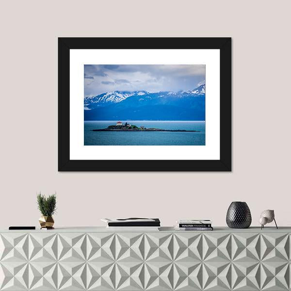 Mud Bay In Alaska Canvas Wall Art-3 Horizontal-Gallery Wrap-25" x 16"-Tiaracle