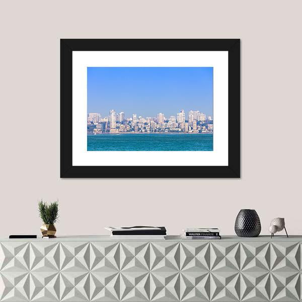 Mumbai Skyline Canvas Wall Art-3 Horizontal-Gallery Wrap-25" x 16"-Tiaracle