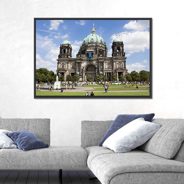 Museum Island In The Mitte District Berlin Canvas Wall Art-5 Horizontal-Gallery Wrap-22" x 12"-Tiaracle