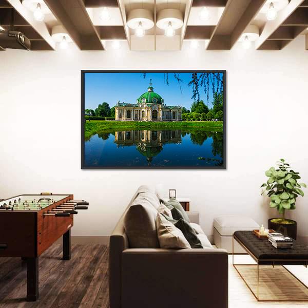 Museum Kuskovo Russia Canvas Wall Art-5 Horizontal-Gallery Wrap-22" x 12"-Tiaracle