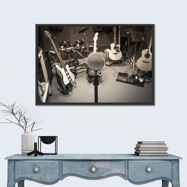 Musical Equipment's Canvas Wall Art-3 Horizontal-Gallery Wrap-25" x 16"-Tiaracle