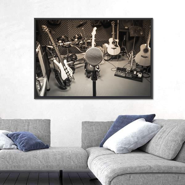 Musical Equipment's Canvas Wall Art-3 Horizontal-Gallery Wrap-25" x 16"-Tiaracle