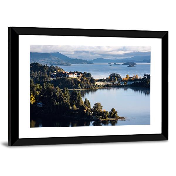Nahuel Huapi Lake Canvas Wall Art-3 Horizontal-Gallery Wrap-25" x 16"-Tiaracle