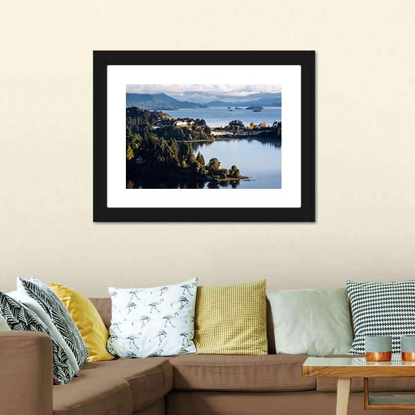 Nahuel Huapi Lake Canvas Wall Art-3 Horizontal-Gallery Wrap-25" x 16"-Tiaracle