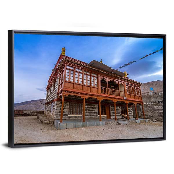Nako Monastery Canvas Wall Art-3 Horizontal-Gallery Wrap-25" x 16"-Tiaracle