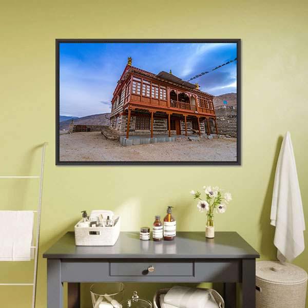 Nako Monastery Canvas Wall Art-3 Horizontal-Gallery Wrap-25" x 16"-Tiaracle