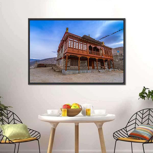 Nako Monastery Canvas Wall Art-3 Horizontal-Gallery Wrap-25" x 16"-Tiaracle