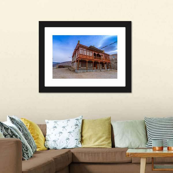 Nako Monastery Canvas Wall Art-3 Horizontal-Gallery Wrap-25" x 16"-Tiaracle