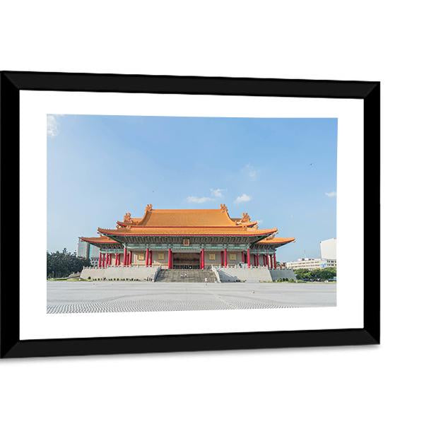 National Music Hall Of Taiwan Canvas Wall Art-3 Horizontal-Gallery Wrap-25" x 16"-Tiaracle