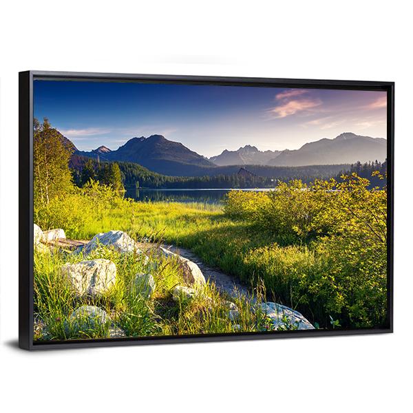 National Park High Tatra Canvas Wall Art-3 Horizontal-Gallery Wrap-25" x 16"-Tiaracle