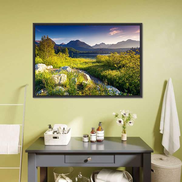 National Park High Tatra Canvas Wall Art-3 Horizontal-Gallery Wrap-25" x 16"-Tiaracle