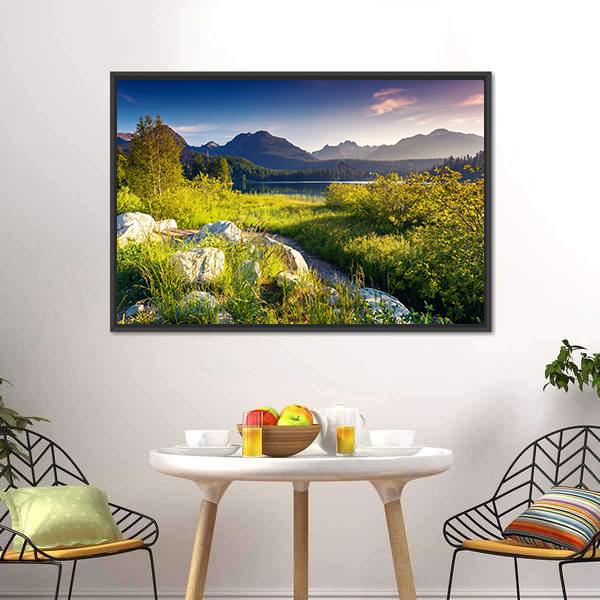 National Park High Tatra Canvas Wall Art-3 Horizontal-Gallery Wrap-25" x 16"-Tiaracle
