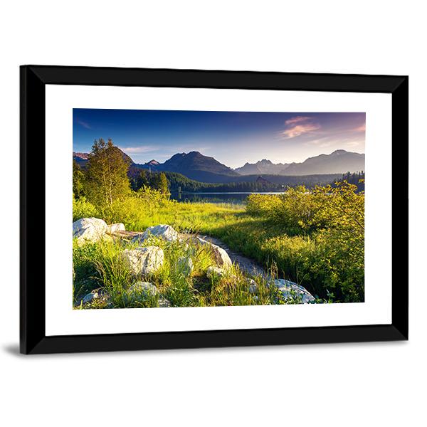 National Park High Tatra Canvas Wall Art-3 Horizontal-Gallery Wrap-25" x 16"-Tiaracle
