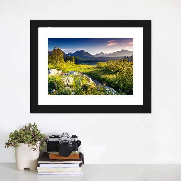 National Park High Tatra Canvas Wall Art-3 Horizontal-Gallery Wrap-25" x 16"-Tiaracle