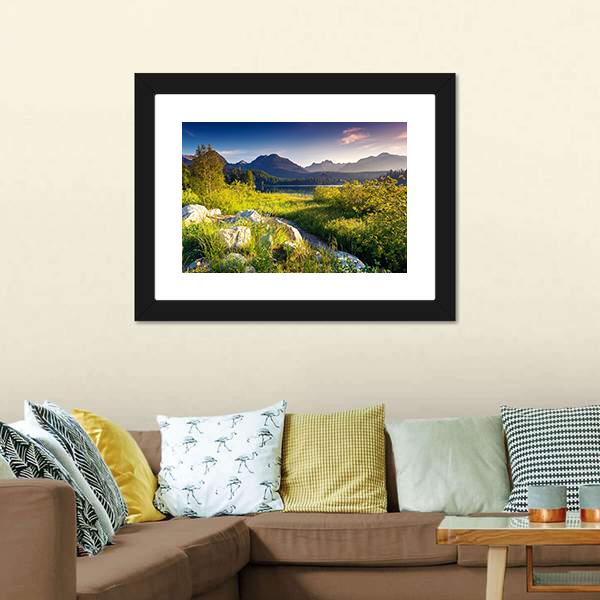 National Park High Tatra Canvas Wall Art-3 Horizontal-Gallery Wrap-25" x 16"-Tiaracle