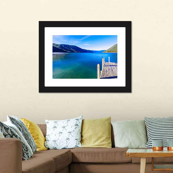 Nelson Lake Wisconsin Canvas Wall Art-3 Horizontal-Gallery Wrap-25" x 16"-Tiaracle