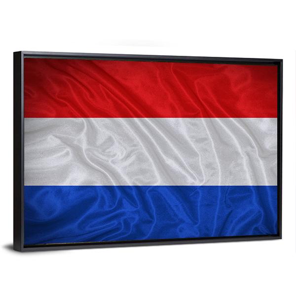 Netherlands Flag Canvas Wall Art-5 Horizontal-Gallery Wrap-22" x 12"-Tiaracle