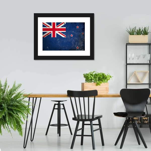 New Zealand Flag Canvas Wall Art-5 Horizontal-Gallery Wrap-22" x 12"-Tiaracle