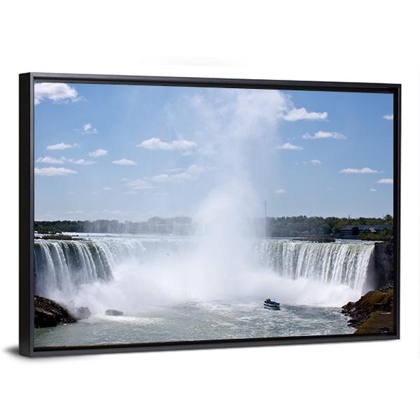 Niagara Falls Horseshoe Fall Canvas Wall Art-5 Horizontal-Gallery Wrap-22" x 12"-Tiaracle