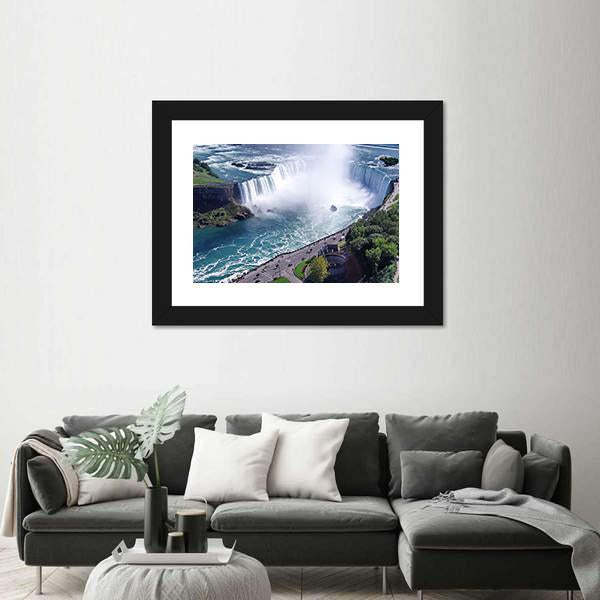 Niagara Falls In Ontario Canvas Wall Art-5 Horizontal-Gallery Wrap-22" x 12"-Tiaracle