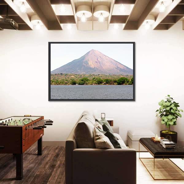 Nicaragua Lake Canvas Wall Art-5 Horizontal-Gallery Wrap-22" x 12"-Tiaracle