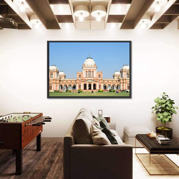 Noor Mahal Bahawalpur Canvas Wall Art-5 Horizontal-Gallery Wrap-22" x 12"-Tiaracle