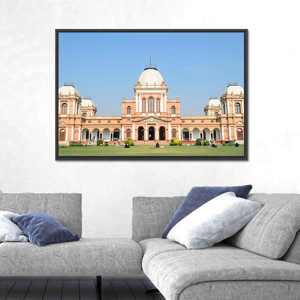 Noor Mahal Bahawalpur Canvas Wall Art-5 Horizontal-Gallery Wrap-22" x 12"-Tiaracle