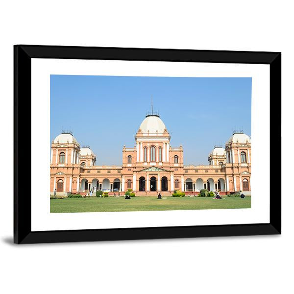 Noor Mahal Bahawalpur Canvas Wall Art-5 Horizontal-Gallery Wrap-22" x 12"-Tiaracle