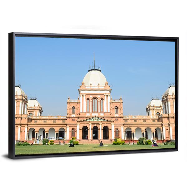 Noor Mahal Bahawalpur Canvas Wall Art-5 Horizontal-Gallery Wrap-22" x 12"-Tiaracle