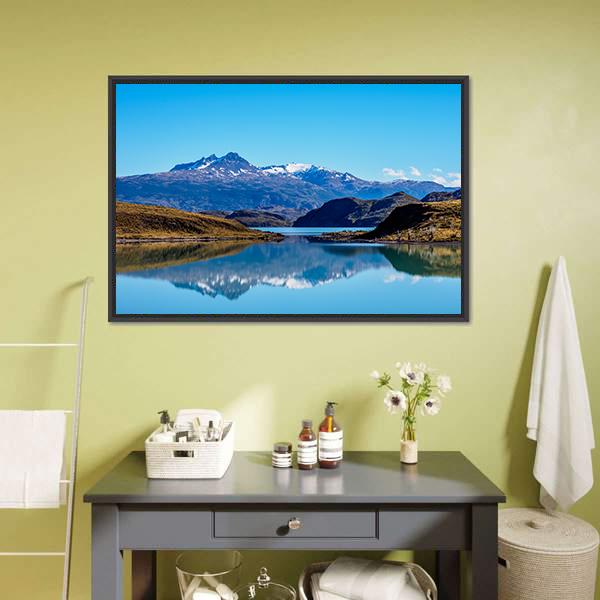 Nordenskjold Lake Chile Canvas Wall Art-3 Horizontal-Gallery Wrap-25" x 16"-Tiaracle