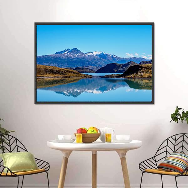 Nordenskjold Lake Chile Canvas Wall Art-3 Horizontal-Gallery Wrap-25" x 16"-Tiaracle
