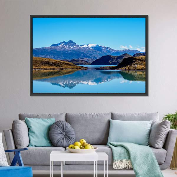 Nordenskjold Lake Chile Canvas Wall Art-3 Horizontal-Gallery Wrap-25" x 16"-Tiaracle