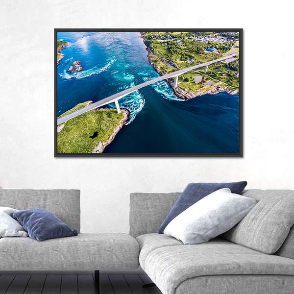 Nordland In Norway Canvas Wall Art-5 Horizontal-Gallery Wrap-22" x 12"-Tiaracle