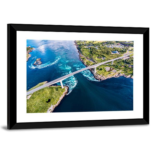Nordland In Norway Canvas Wall Art-5 Horizontal-Gallery Wrap-22" x 12"-Tiaracle