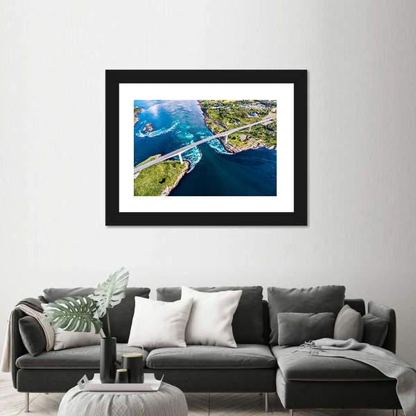 Nordland In Norway Canvas Wall Art-5 Horizontal-Gallery Wrap-22" x 12"-Tiaracle
