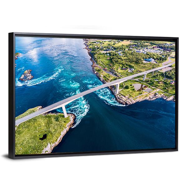 Nordland In Norway Canvas Wall Art-5 Horizontal-Gallery Wrap-22" x 12"-Tiaracle