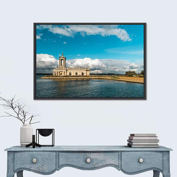 Normanton Church England Canvas Wall Art-1 Piece-Floating Frame-24" x 16"-Tiaracle